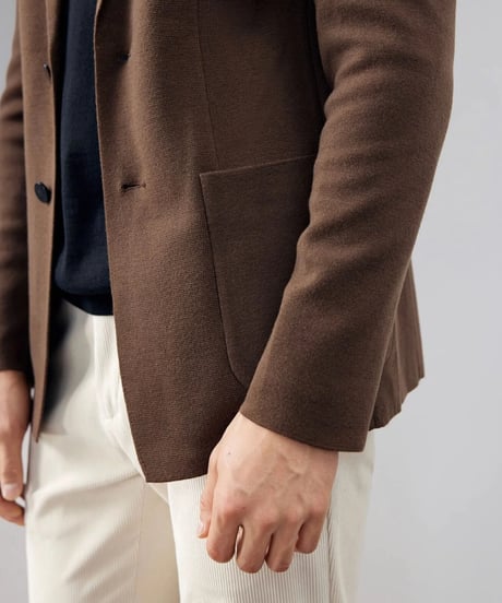 slim wool knit jacket /2color　SH2260