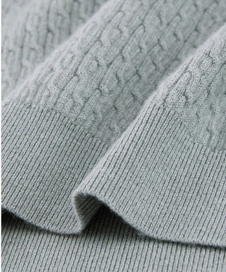 wool cashmere high neck sweater　SH2406