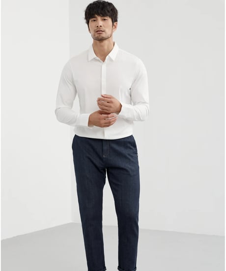 easy care casual shirt /4color　SH2376