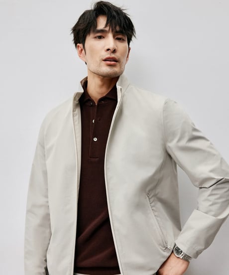 stand collar jacket /2color　SH2446