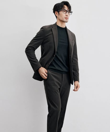 corduroy slim casual jacket /2color　SH2314