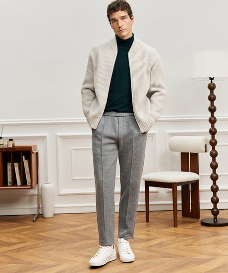 wool knit casual pants　SH2690