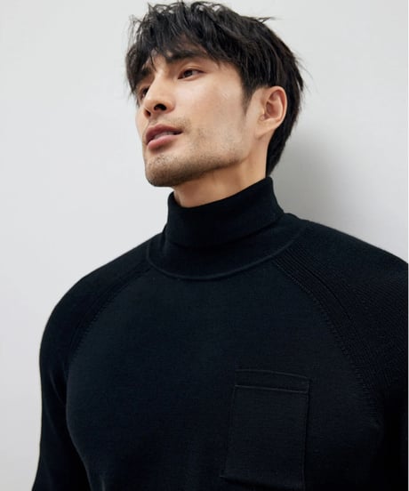 turtleneck wool sweater /2color　SH2179