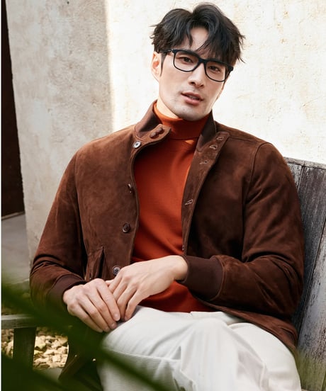 suede leather jacket lamb leather 100%　SH2394