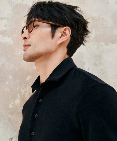 pile lapel shirt /2color　SH2385