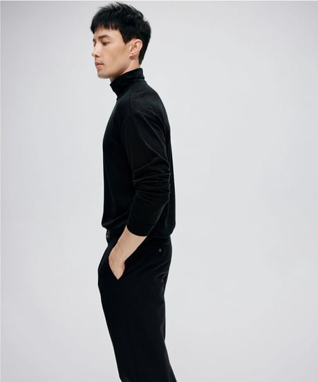 wool high neck t shirt /3color　SH2259