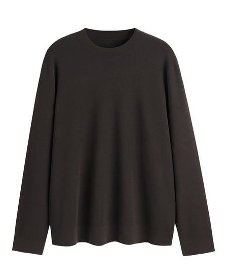 wool high neck sweater /4color　SH2258