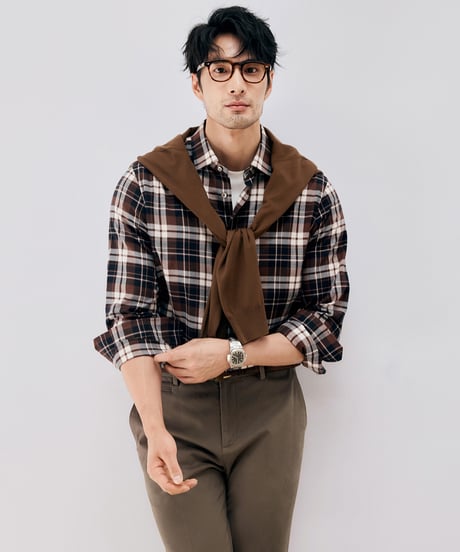 cotton shirt check　SH2654
