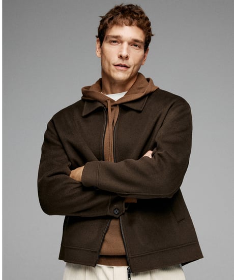 hoodie sweater wool /2color　SH2631