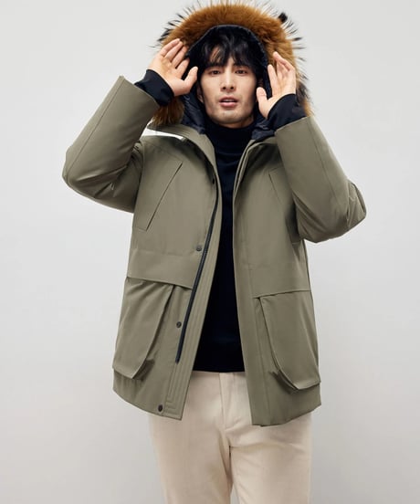 white goose down jacket　SH2185