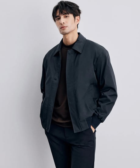 modal cotton high neck shirt /3color　SH2331