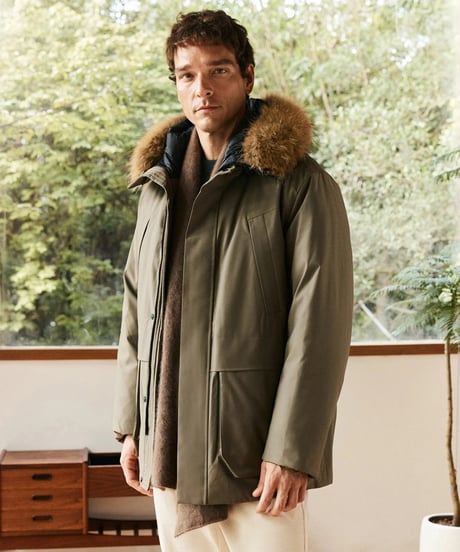 down jacket parka white goose /2color　SH2692
