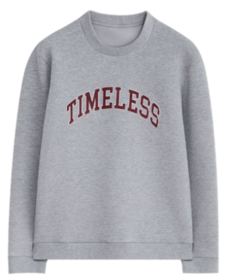 round neck sweatshirt /2color　SH2663