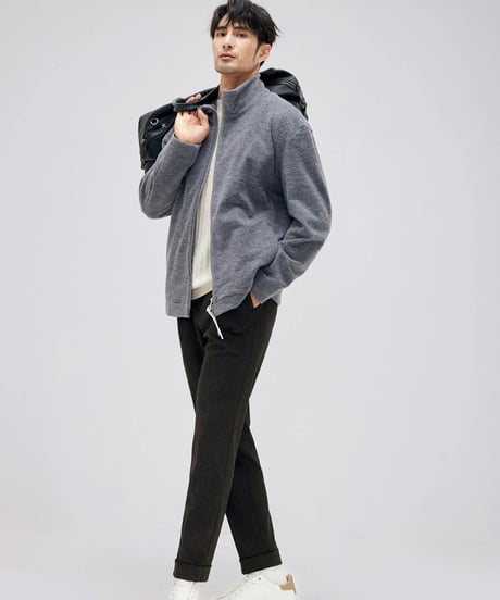 stand collar wool jacket /2color　SH2158
