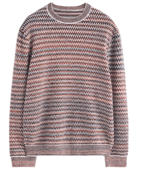 round neck wool cashmere sweater　SH2593