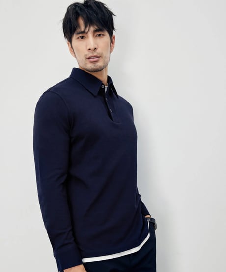 cotton piqué shirt /2color　SH2282