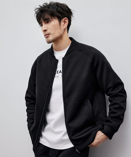 zipper knit jacket /2color　SH2150