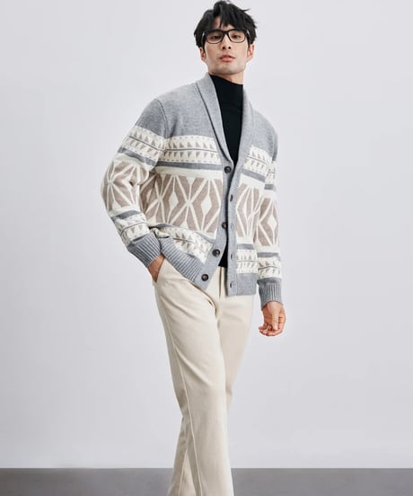 cashmere wool knit cardigan　SH2414