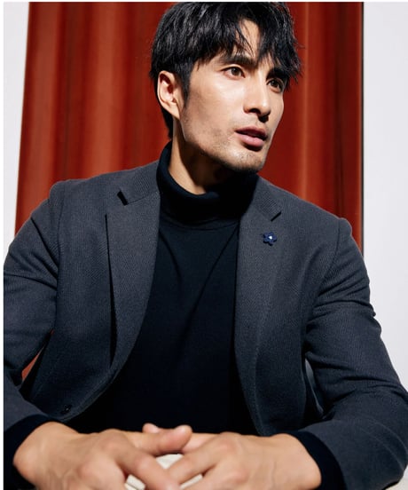 wool herringbone slim casual jacket /2color　SH2239
