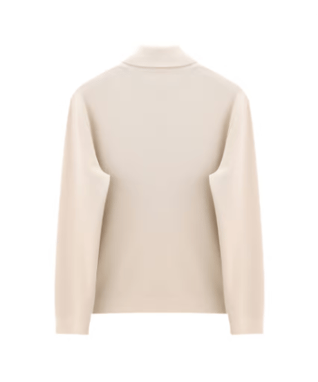 sweater turtleneck cardigan wool thick /5color　SH2572