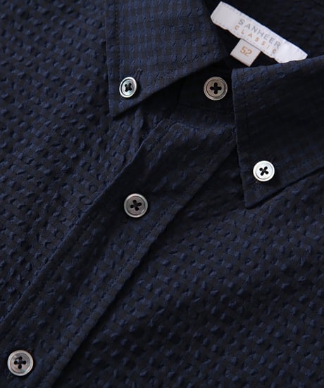 jacquard seersucker shirt　SH2469