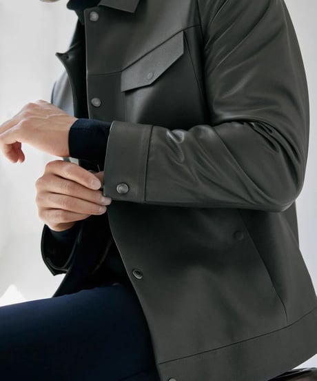 lamb leather jacket　SH2253