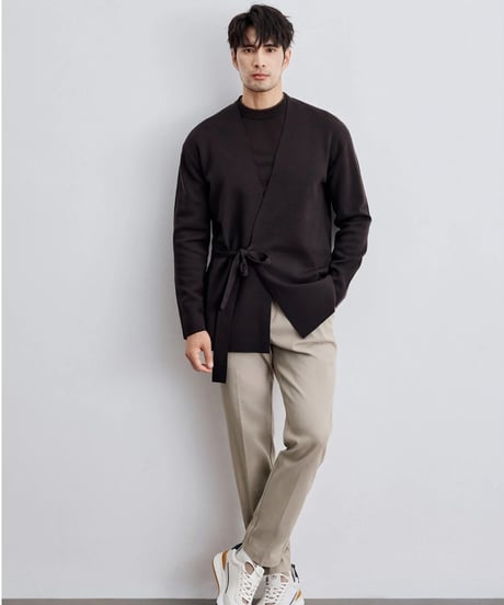 cotton single pleat casual pants　SH2299