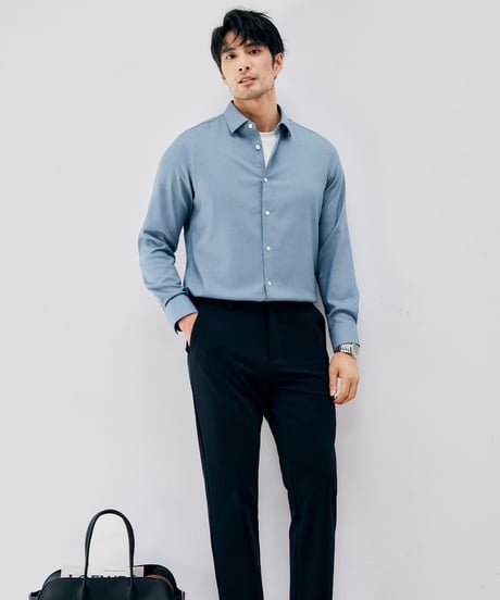 business casual shirt modal /4color　SH2661