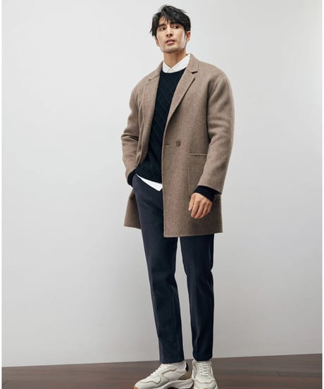 wool round neck sweater /2color　SH2211