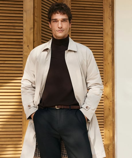 jacket lapel coat mid-length /2color　SH2578