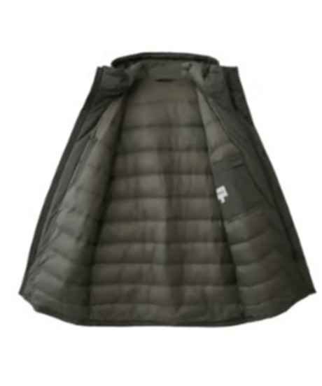 down jacket hood medium white goose /2color　SH2698