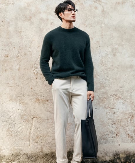 turtleneck sweater raccoon 100% /3color　SH2391