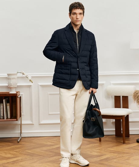 down jacket suit wool /2color　SH2566