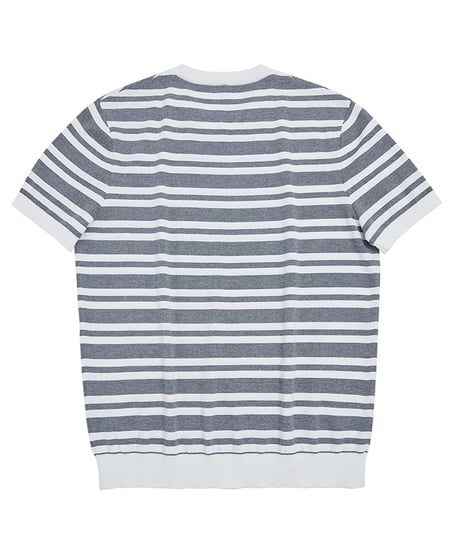 striped round neck t-shirt /2color　SH2455