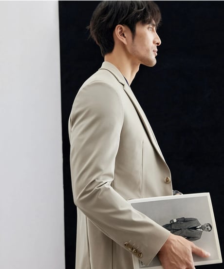 casual stretch jacket /2color　SH2120