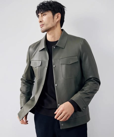 lamb leather jacket　SH2253
