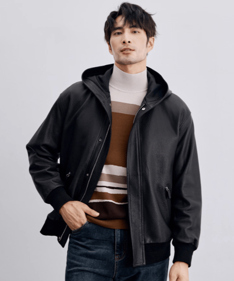 leather jacket sheepskin 100%　SH2327