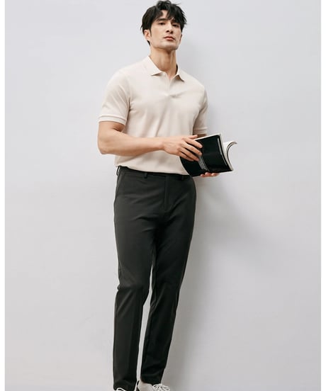 stretch casual cotton pants /2color　SH2537