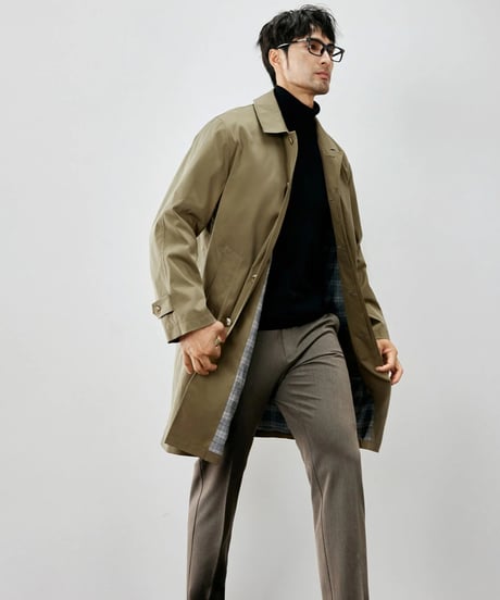 stencil collar coat /2color　SH2277