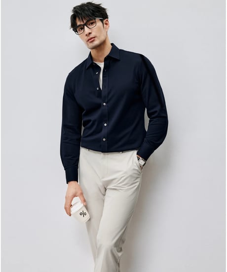 mulberry silk formal shirt /2color　SH2459