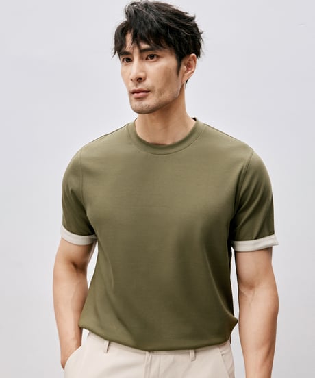 pima cotton basic t-shirt /4color　SH2531