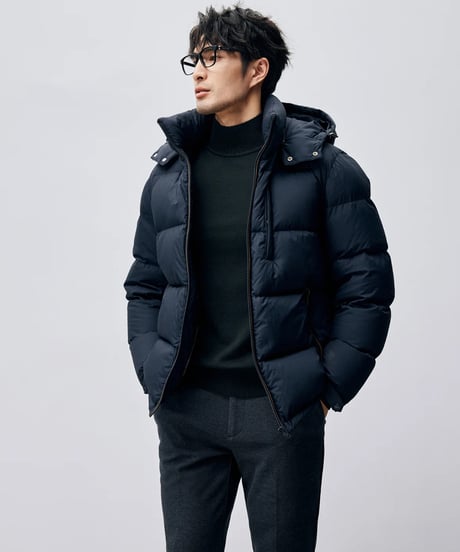 white goose short down jacket　SH2429