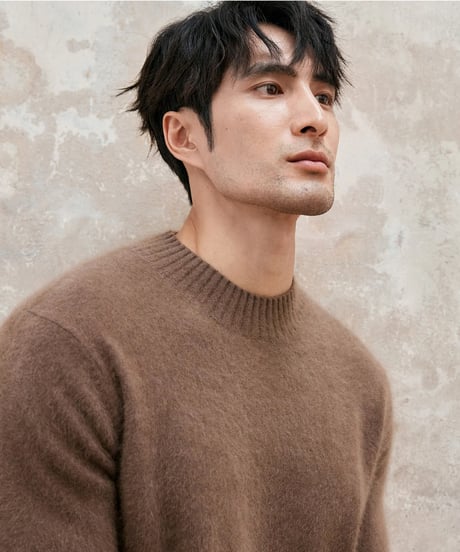 turtleneck sweater raccoon 100% /3color　SH2391