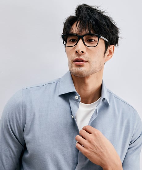 business casual shirt wool /2color　SH2612