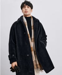 lapel mid-length coat wool 100%　SH2418