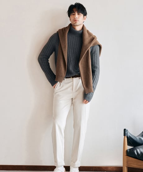 sweater turtleneck cashmere shirt /2color　SH2683