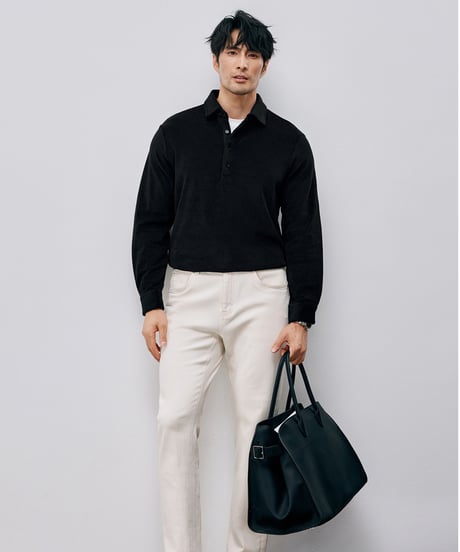 towel cotton polo shirt /2color　SH2596