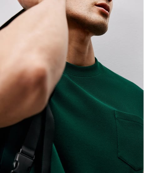 mulberry silk cotton t-shirt /3color　SH2451