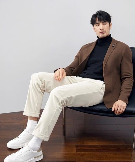 slim wool knit jacket /2color　SH2260