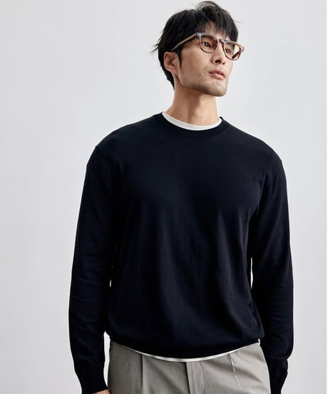 silk cotton sweater /3color　SH2129